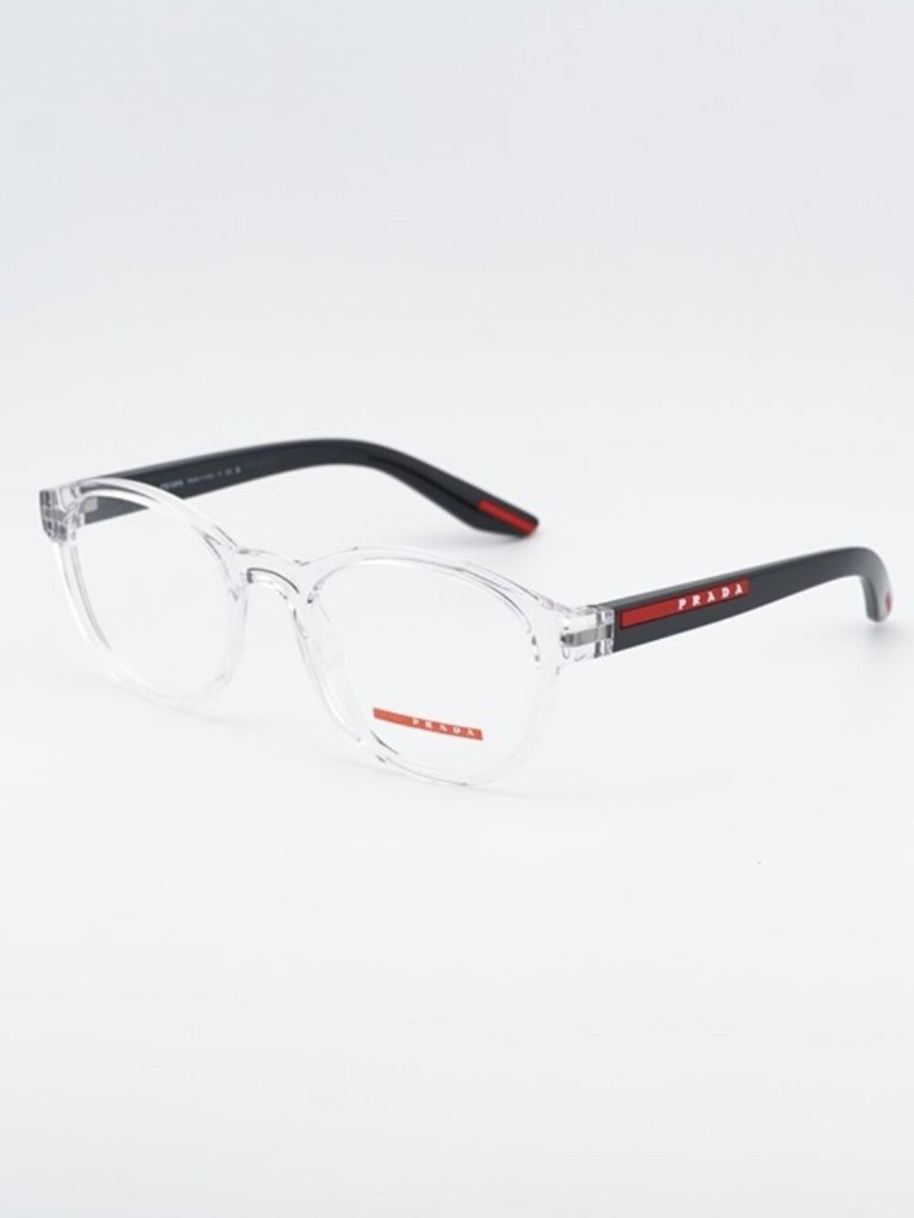 Prada Sport PS07PV 2AZ1O1 Eyeglasses  Crystal 53mm Round Frame